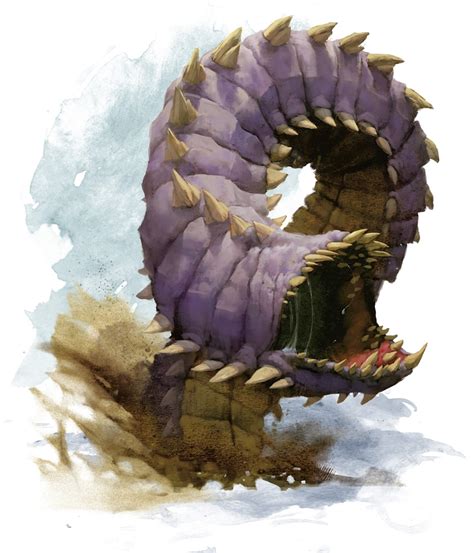 dnd 5e worm monster.